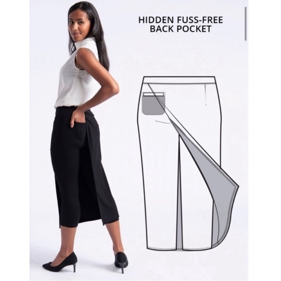 BETABRAND Sassiest skirt overlay over cropped leggings, M. - Picture 3 of 13